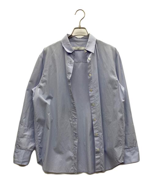 maison kitsune（メゾンキツネ）maison kitsune (メゾンキツネ) 長袖シャツ ブルー サイズ:36の古着・服飾アイテム