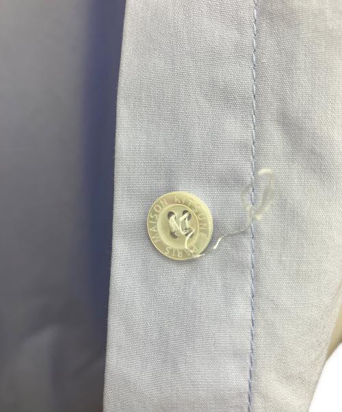 maison kitsune（メゾンキツネ）maison kitsune (メゾンキツネ) 長袖シャツ ブルー サイズ:36の古着・服飾アイテム