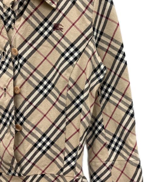 BURBERRY BLUE LABEL（バーバリー ブルー レーベル）BURBERRY BLUE LABEL (バーバリー ブルー レーベル) 長袖ワンピース ベージュ サイズ:36の古着・服飾アイテム