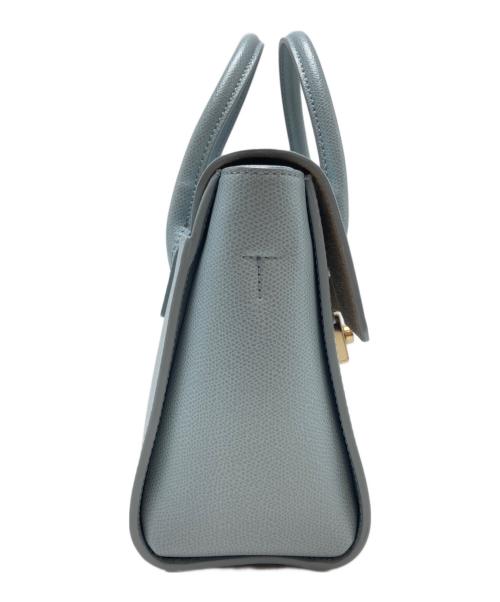 FURLA（フルラ）FURLA (フルラ) メトロポリスサッチェルバッグ ブルーの古着・服飾アイテム
