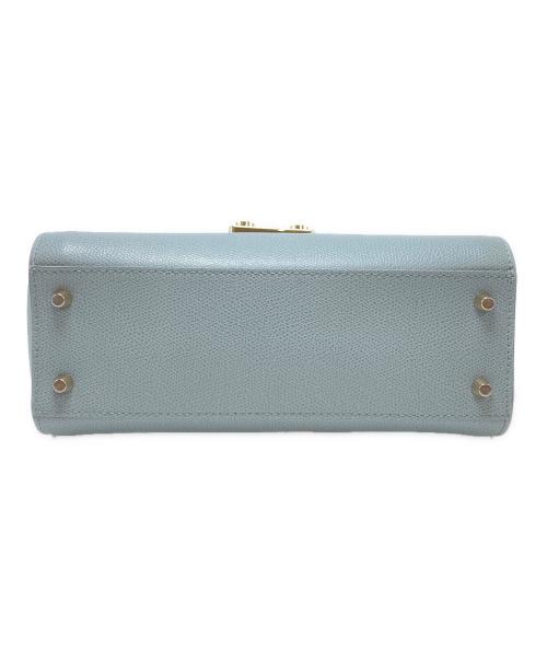 FURLA（フルラ）FURLA (フルラ) メトロポリスサッチェルバッグ ブルーの古着・服飾アイテム