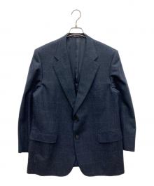Aquascutum（アクアスキュータム）の古着「ウール テーラードジャケット」｜ネイビー