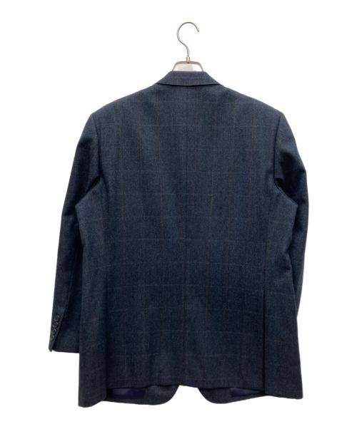 Aquascutum（アクアスキュータム）Aquascutum (アクアスキュータム) ウール テーラードジャケット ネイビー サイズ:100BB5の古着・服飾アイテム