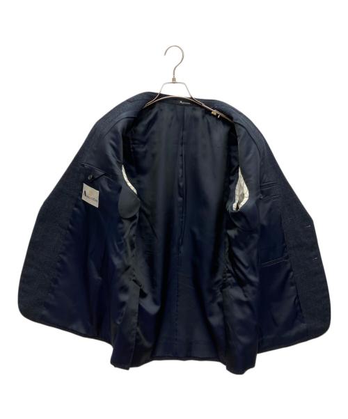 Aquascutum（アクアスキュータム）Aquascutum (アクアスキュータム) ウール テーラードジャケット ネイビー サイズ:100BB5の古着・服飾アイテム