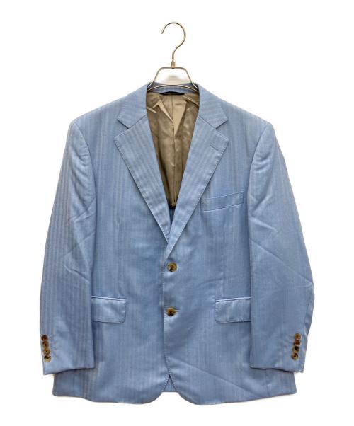 Aquascutum（アクアスキュータム）Aquascutum (アクアスキュータム) テーラードジャケット ブルー サイズ:BB4の古着・服飾アイテム