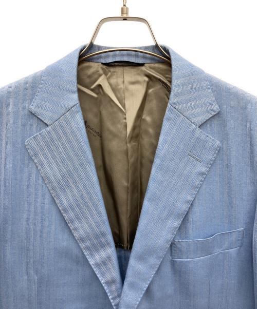 Aquascutum（アクアスキュータム）Aquascutum (アクアスキュータム) テーラードジャケット ブルー サイズ:BB4の古着・服飾アイテム