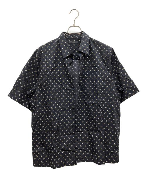 DIESEL（ディーゼル）DIESEL (ディーゼル) 半袖シャツ ブラック×イエロー サイズ:L 未使用品の古着・服飾アイテム