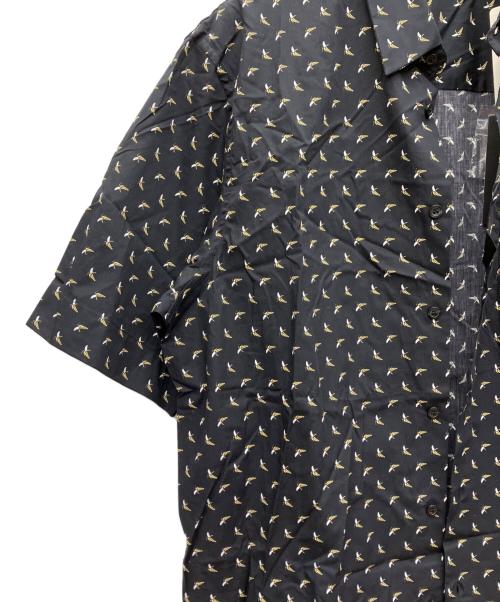 DIESEL（ディーゼル）DIESEL (ディーゼル) 半袖シャツ ブラック×イエロー サイズ:L 未使用品の古着・服飾アイテム