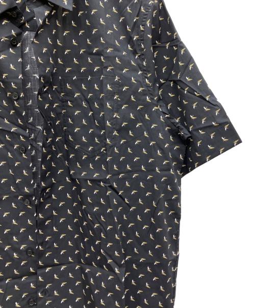 DIESEL（ディーゼル）DIESEL (ディーゼル) 半袖シャツ ブラック×イエロー サイズ:L 未使用品の古着・服飾アイテム