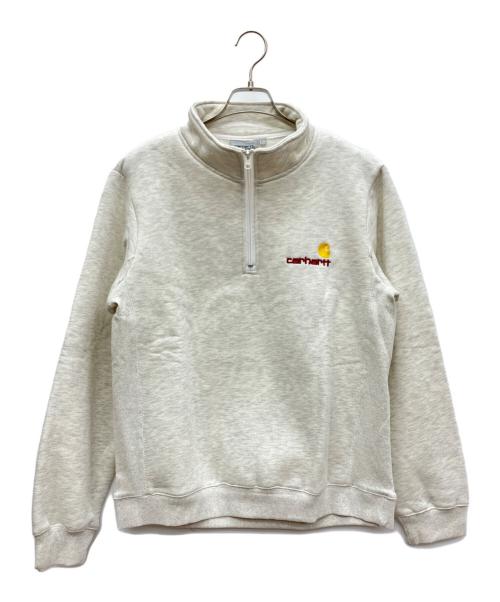 CarHartt（カーハート）CarHartt (カーハート) ハーフジップスウェット ライトグレー サイズ:SIZE L 未使用品の古着・服飾アイテム