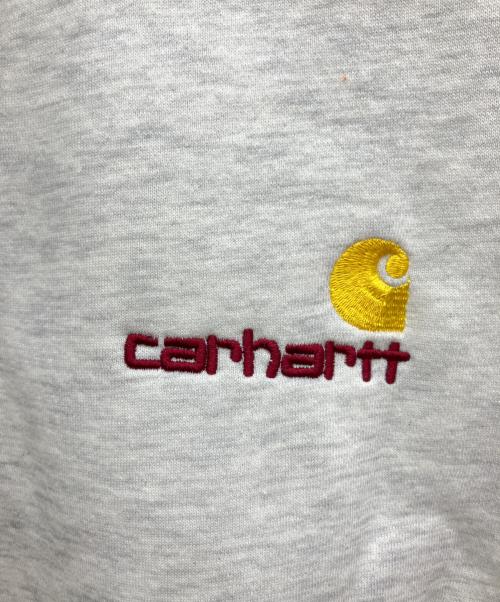 CarHartt（カーハート）CarHartt (カーハート) ハーフジップスウェット ライトグレー サイズ:SIZE L 未使用品の古着・服飾アイテム