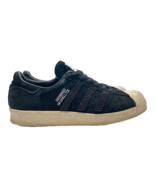 adidas（アディダス）adidas (アディダス) NEIGHBORHOOD (ネイバーフッド) NH SHELLTOE ブラック サイズ:SIZE 26.5cmの古着・服飾アイテム