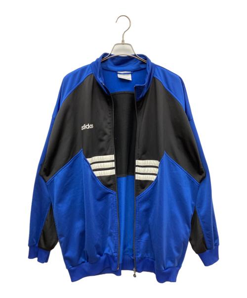 adidas（アディダス）adidas (アディダス) 80’sトラックジャケット ブルー×ブラック サイズ:SIZE XLの古着・服飾アイテム