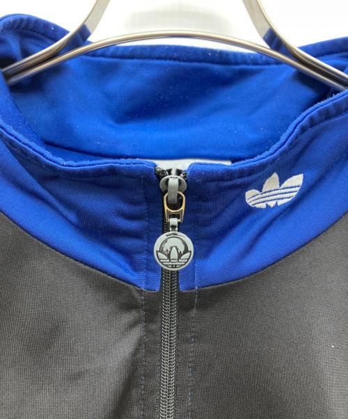 adidas（アディダス）adidas (アディダス) 80’sトラックジャケット ブルー×ブラック サイズ:SIZE XLの古着・服飾アイテム