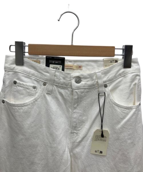 LEVI'S（リーバイス）LEVI'S (リーバイス) LOOSE BOOT ジーンズ ホワイト ホワイト サイズ:SIZE 25 未使用品の古着・服飾アイテム