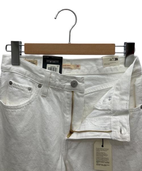 LEVI'S（リーバイス）LEVI'S (リーバイス) LOOSE BOOT ジーンズ ホワイト ホワイト サイズ:SIZE 25 未使用品の古着・服飾アイテム
