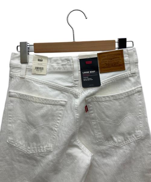 LEVI'S（リーバイス）LEVI'S (リーバイス) LOOSE BOOT ジーンズ ホワイト ホワイト サイズ:SIZE 25 未使用品の古着・服飾アイテム