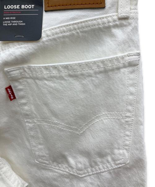 LEVI'S（リーバイス）LEVI'S (リーバイス) LOOSE BOOT ジーンズ ホワイト ホワイト サイズ:SIZE 25 未使用品の古着・服飾アイテム
