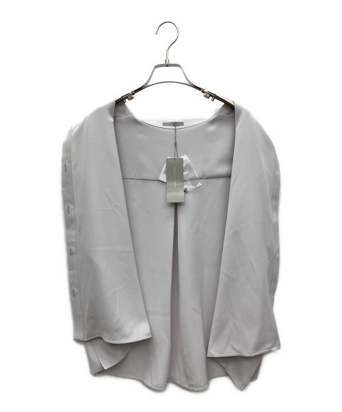theory luxe（セオリーリュクス）theory luxe (セオリーリュクス) Marvine Jenna Blouse グレー サイズ:40 未使用品の古着・服飾アイテム
