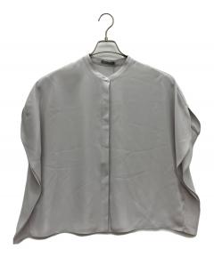 Theory luxe Marvine Amia Blouse シルバーグレー 中古・古着通販】theory luxe (セオリーリュクス) Marvine Amia Blouse