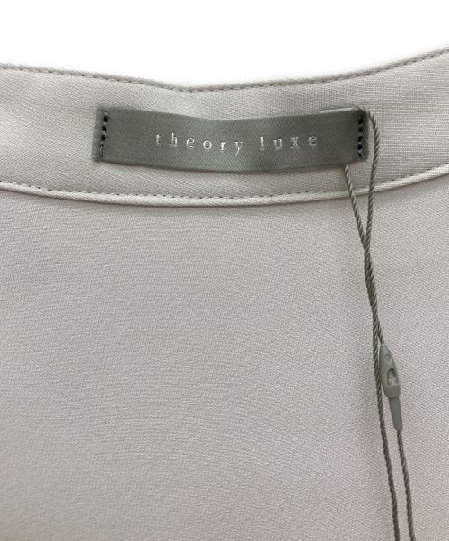 theory luxe（セオリーリュクス）theory luxe (セオリーリュクス) Marvine Jenna Blouse パープル サイズ:38 未使用品の古着・服飾アイテム