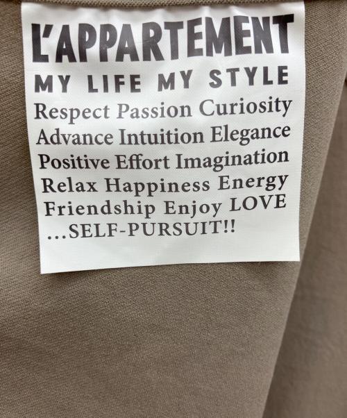 L'appartement（アパルトモン）L'appartement (アパルトモン) ノースリーブ・キャミソールワンピース ブラウン サイズ:なしの古着・服飾アイテム