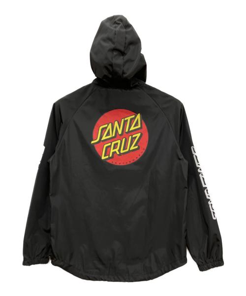 SANTA CRUZ（サンタクルーズ）SANTA CRUZ (サンタクルーズ) ハーフジップジャケット ブラック サイズ:Mの古着・服飾アイテム