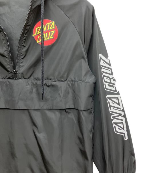 SANTA CRUZ（サンタクルーズ）SANTA CRUZ (サンタクルーズ) ハーフジップジャケット ブラック サイズ:Mの古着・服飾アイテム