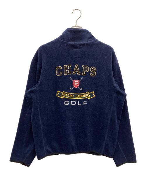 CHAPS RALPH LAUREN（チャップス ラルフローレン）CHAPS RALPH LAUREN (チャップス ラルフローレン) フリースジャケット ネイビー×レッド サイズ:SIZE Sの古着・服飾アイテム