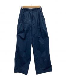 TODAYFUL（トゥデイフル）の古着「Typewriter Tuck Trousers」｜ネイビー