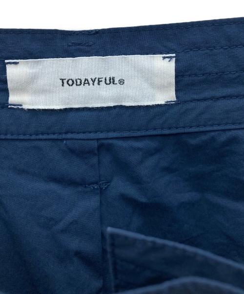 TODAYFUL（トゥデイフル）TODAYFUL (トゥデイフル) Typewriter Tuck Trousers ネイビー サイズ:36の古着・服飾アイテム