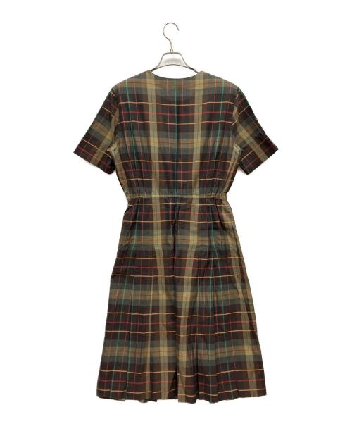 Burberry's（バーバリーズ）Burberry's (バーバリーズ) 半袖ワンピース ブラウン サイズ:不明の古着・服飾アイテム
