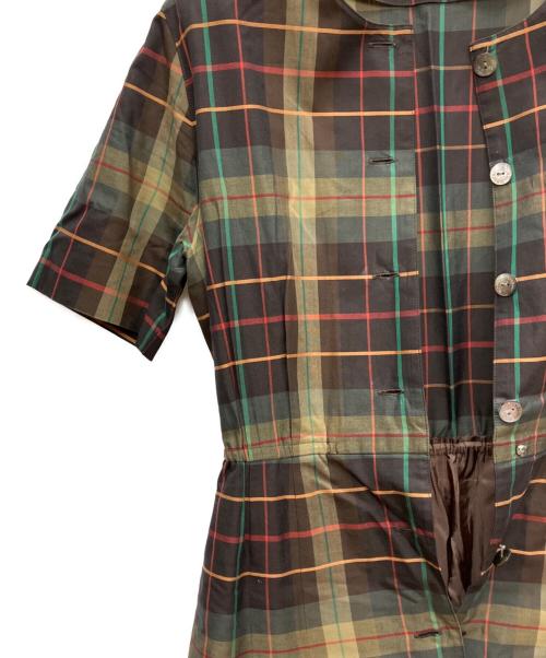 Burberry's（バーバリーズ）Burberry's (バーバリーズ) 半袖ワンピース ブラウン サイズ:不明の古着・服飾アイテム