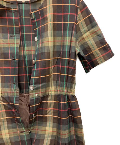 Burberry's（バーバリーズ）Burberry's (バーバリーズ) 半袖ワンピース ブラウン サイズ:不明の古着・服飾アイテム