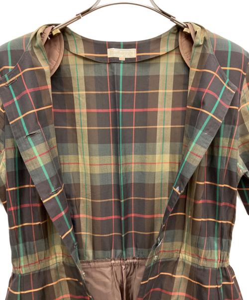 Burberry's（バーバリーズ）Burberry's (バーバリーズ) 半袖ワンピース ブラウン サイズ:不明の古着・服飾アイテム