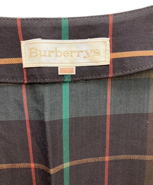 Burberry's（バーバリーズ）Burberry's (バーバリーズ) 半袖ワンピース ブラウン サイズ:不明の古着・服飾アイテム
