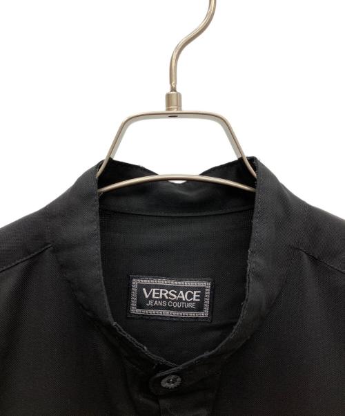 VERSACE JEANS COUTURE（ヴェルサーチ ジーンズクチュール）VERSACE JEANS COUTURE (ヴェルサーチ ジーンズクチュール) 半袖シャツ ブラック サイズ:表記無しの古着・服飾アイテム