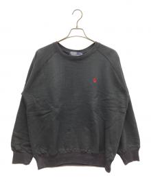 POLO RALPH LAUREN（ポロ・ラルフローレン）の古着「裏起毛スウェット」｜ブラック
