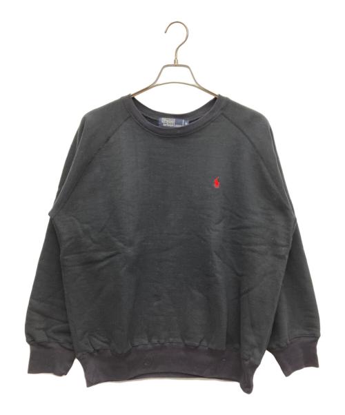 POLO RALPH LAUREN（ポロ・ラルフローレン）POLO RALPH LAUREN (ポロ・ラルフローレン) 裏起毛スウェット ブラック サイズ:SIZE Mの古着・服飾アイテム