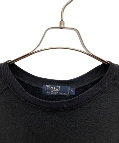 POLO RALPH LAUREN（ポロ・ラルフローレン）POLO RALPH LAUREN (ポロ・ラルフローレン) 裏起毛スウェット ブラック サイズ:SIZE Mの古着・服飾アイテム