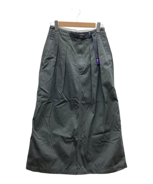 THE NORTHFACE PURPLELABEL（ザ・ノースフェイス パープルレーベル）THE NORTHFACE PURPLELABEL (ザ・ノースフェイス パープルレーベル) Chino Tuck Field Skirt カーキ サイズ:Sの古着・服飾アイテム