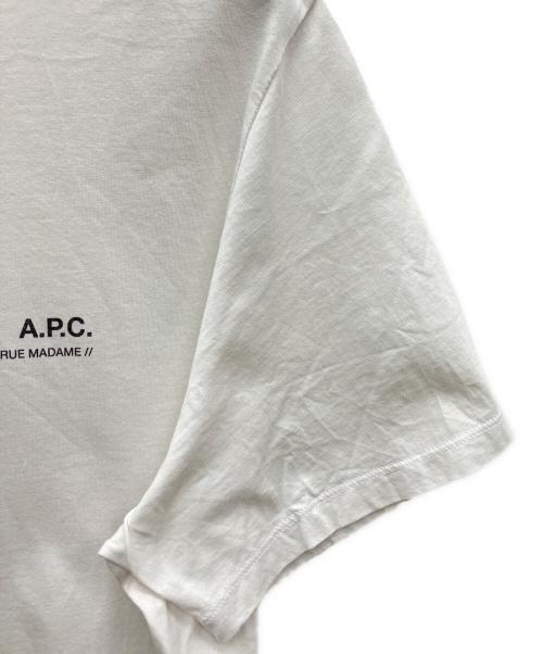 A.P.C.（アーペーセー）A.P.C. (アーペーセー) 半袖Tシャツ ホワイト サイズ:SIZE Lの古着・服飾アイテム