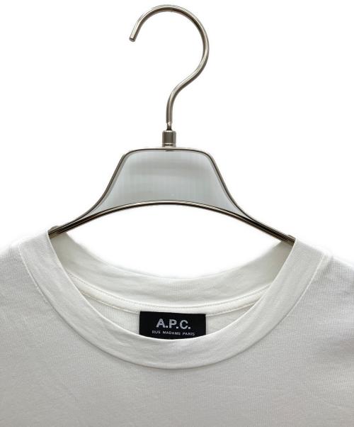 A.P.C.（アーペーセー）A.P.C. (アーペーセー) 半袖Tシャツ ホワイト サイズ:SIZE Lの古着・服飾アイテム