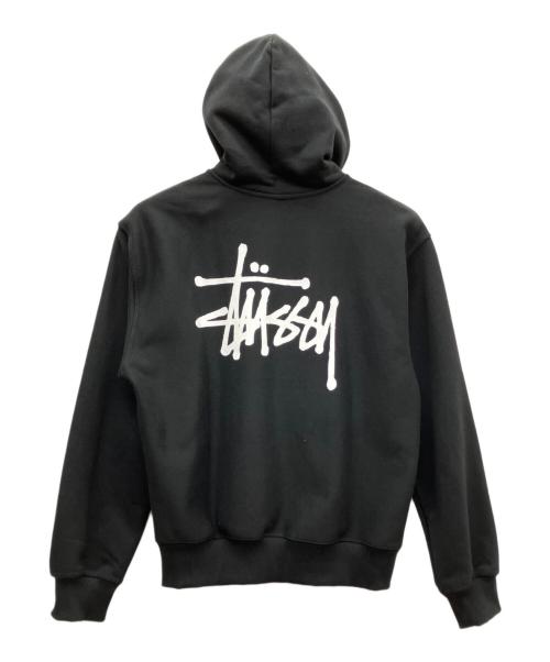 stussy（ステューシー）stussy (ステューシー) ロゴジップパーカー ブラック サイズ:Lの古着・服飾アイテム