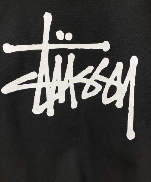 stussy（ステューシー）stussy (ステューシー) ロゴジップパーカー ブラック サイズ:Lの古着・服飾アイテム