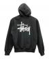 stussy (ステューシー) ロゴジップパーカー ブラック サイズ:L：12000円