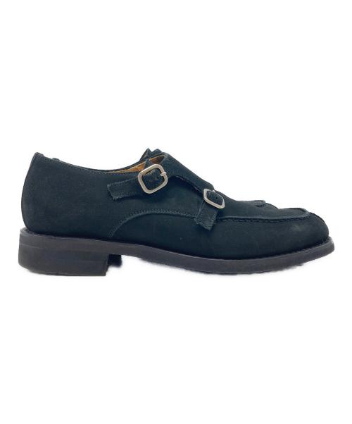berwick（バーウィック）berwick (バーウィック) ダブルモンクストラップ ブラック サイズ:SIZE 25.5cm(UK 6 1/2)の古着・服飾アイテム