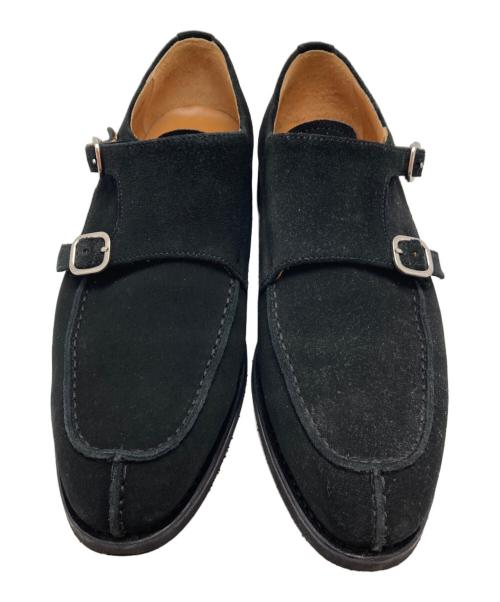 berwick（バーウィック）berwick (バーウィック) ダブルモンクストラップ ブラック サイズ:SIZE 25.5cm(UK 6 1/2)の古着・服飾アイテム
