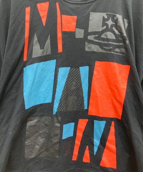 Vivienne Westwood man（ヴィヴィアン ウェストウッド マン）Vivienne Westwood man (ヴィヴィアン ウェストウッド マン) プリントTシャツ ブラック サイズ:SIZE Fの古着・服飾アイテム