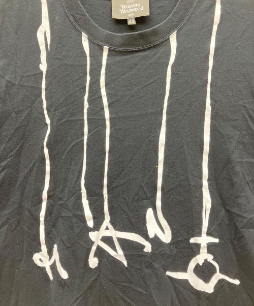 Vivienne Westwood man（ヴィヴィアン ウェストウッド マン）Vivienne Westwood man (ヴィヴィアン ウェストウッド マン) プリントTシャツ ブラック サイズ:SIZE L (44)の古着・服飾アイテム